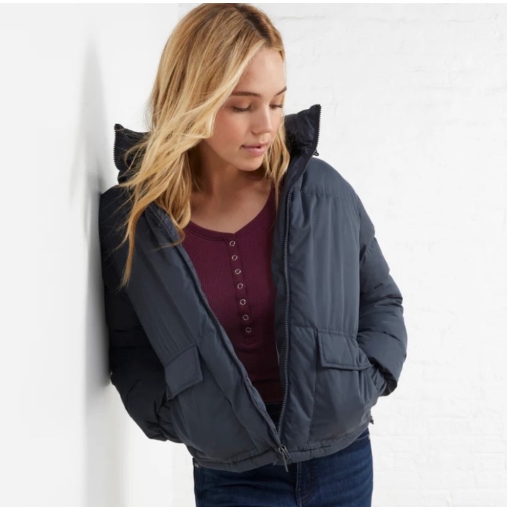 UpWest Charcoal Puffer Jacket